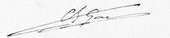 signature de Charles Garnier