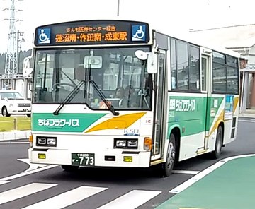 10.成東駅を発車する海岸線