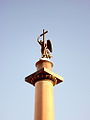 The top of Alexander Column with statue of an angel