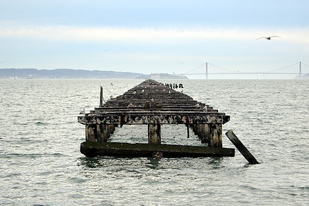 Inaccessible section of the Berkeley Pier