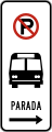 R7-107a No parking, bus stop