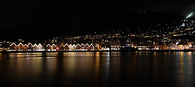 Bryggen by night