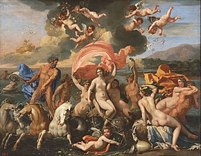 Le Triomphe de Neptune Nicolas Poussin, (1634) .