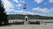 Liberty Monument on the Ohio River that was dedicated in 1912.