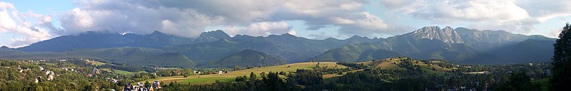 Panoramski pogled na Zakopane