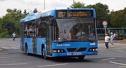 Volvo 7700-as busz az Örs vezér terén