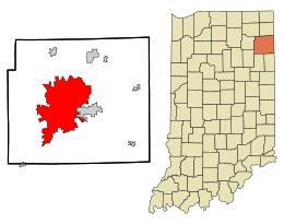 Fort Wayne – Mappa