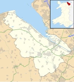 Cilcain is located in Flintshire