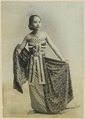 Javanese dancer in court costume, studio around 1890