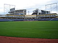 A view of the grandstand.