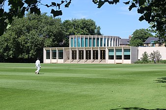 Sultan Nazrin Shah Centre, added in 2017, viewed across the cricket field