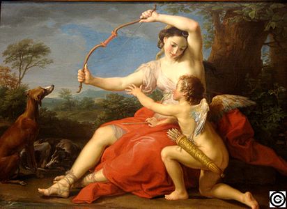 Diana y Cupido (hacia 1761), New York, Metropolitan Museum of Art.