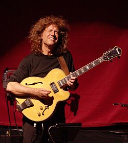 Pat Metheny soittamassa vuonna 2010.