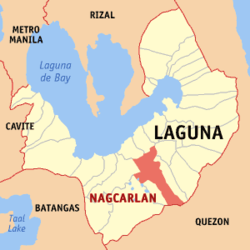 Nagcarlan – Mappa