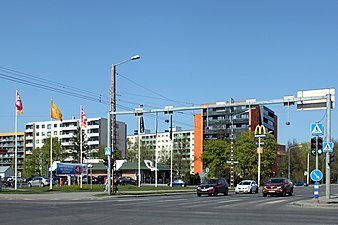 Intersection du boulevard Sõpruse et de la rue Tammsaare