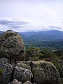 Le Canigou depuis les hauteurs de Vinça (Arboussols) (22 août 2007)