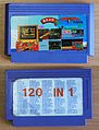 120 in 1 games cartridge (only 7 unique games are included, the rest are repeats)