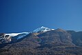 La cima del Cornetto di Bondone vista dalla Valle di Cavedine