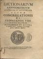 Dictionarium Annamiticum Lusitanum et Latinum, Alexandre de Rhodes, 1651.