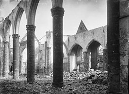 Kerk na de brand in 1911