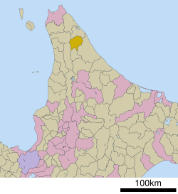 Location of Nakatonbetsu