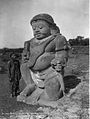 Temple guard sculpture at the northern entrance of candi Sewu, Mid Java