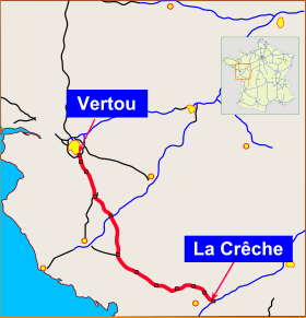 Carte de la route.