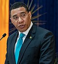 Andrew Holness pada Januari 2020