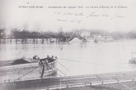 Inondation à Épinay-sur-Seine.