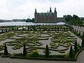 Blick vom Barockgarten auf die Nordfassade