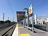 The platform at Compton station