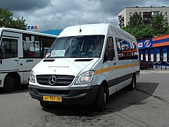 Луидор-22340C (MB Sprinter 515CDI), маршрут № 16 в г. Королёв, ст. Подлипки, 2017 год