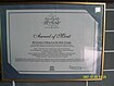 Certificate of the Award of Merit of UNESCO Asia-Pacific Heritage Awards for Culture Heritage Conservation to the restoration project of King Law Ka Shuk in 2001.