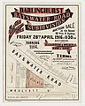 Darlinghurst, Bayswater Rd subdivision – Richardson and Wrench; Raine and Horne – Bayswater Rd, Woolcott St, Surrey St, Roslyn St, 1916