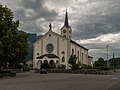 Flums, église : katholische Kirche Sankt Laurentius.