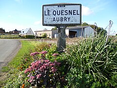 Panneau Michelin de la commune.