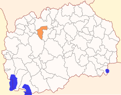 Location of Municipality of Sopište