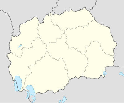 2008–09 Macedonian First Football League is located in North Macedonia