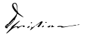 Christian VIII's signature