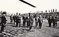 Nicolae Ceaușescu în vizită de lucru la Suceava (1970). Primire pe Stadionul Areni.