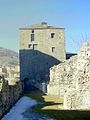 Aosta, la Tour Fromage tra le mura della cinta muraria romana