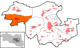 Poziția localității Gröbitz