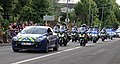 Motociclistas de la Gendarmerie Nationale.