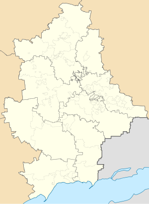 Midna Ruda is located in Donetsk Oblast