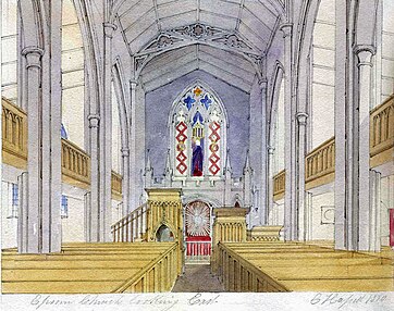 Epsom Church East End 1830