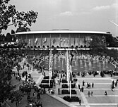 United States Pavilion Expo 1958 Bruxelas, Bélgica (1957)