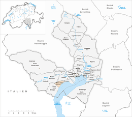 Ronco sopra Ascona – Mappa