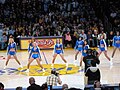 Image 10The Laker Girls, an all-female National Basketball Association Cheerleading squad that supports the Los Angeles Lakers basketball team in home matches, performing in 2007