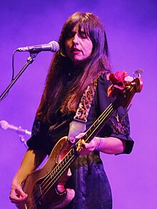 Lenchantin with Pixies in 2018