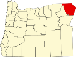 Contea di Wallowa – Mappa